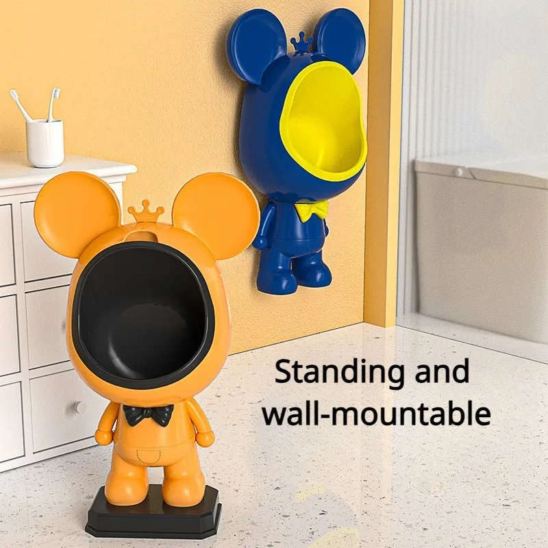 Potty Training Urinal for Toddler Pee Standing Urinals for Boys Funny Animal Wall-Mounted Toddler Toilet Removable easy to Clean 3