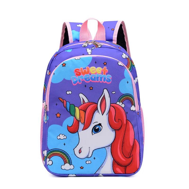 Boy Girl Cartoon Unicorn Schoolbags Lager Capacity School Backpack Kindergarten Primary School Backpacks Kawaii Kids Bag 5