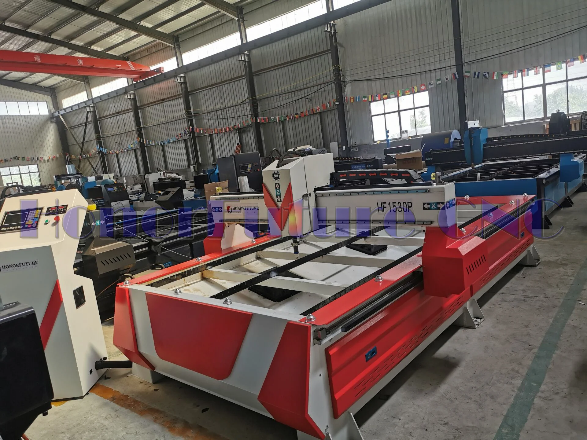 Cheap CNC Plasma Cutter Table 1325 Aluminum Sheet Flame Cutting Metal Pipe CNC Plasma Cutting Machine 1530 With CE 4