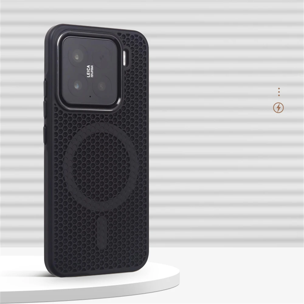 Magnetic Cooling Heat Dissipation Wireless Charging Breathable Back Cover Case