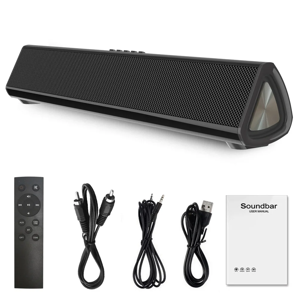 

40W TV Speaker Bluetooth Speaker For Computer2.1 Soundbar Subwoofer Bass Stereo Bluetooth Column with FM AUX TF RCA Music Center