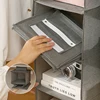 Multi-Layer Hanging Closet Organizer Hanging Bag/Shelf,Collapsible Wardrobe Sundries Organizer washable fabric 2