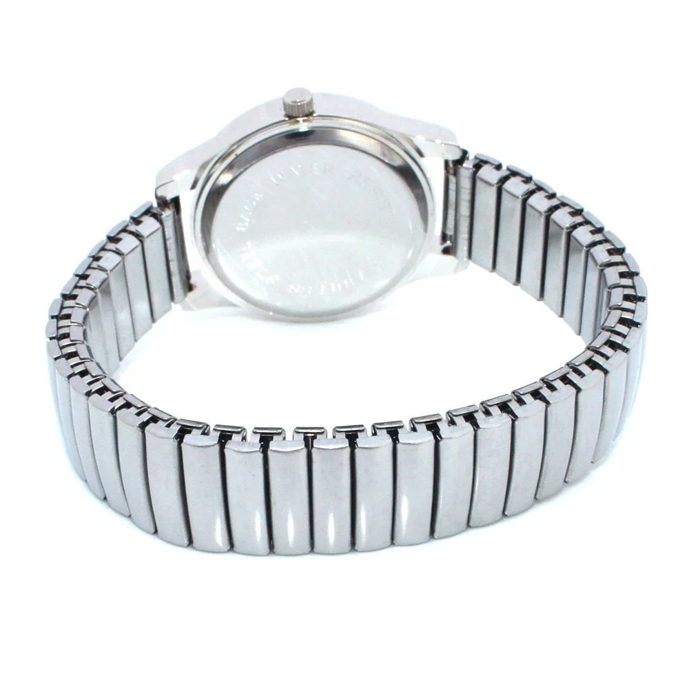 Men Watches Flexible Elastic Strap Men Stainless Steel Luxury Fashion Analog Wristwatch Father Relojes 5