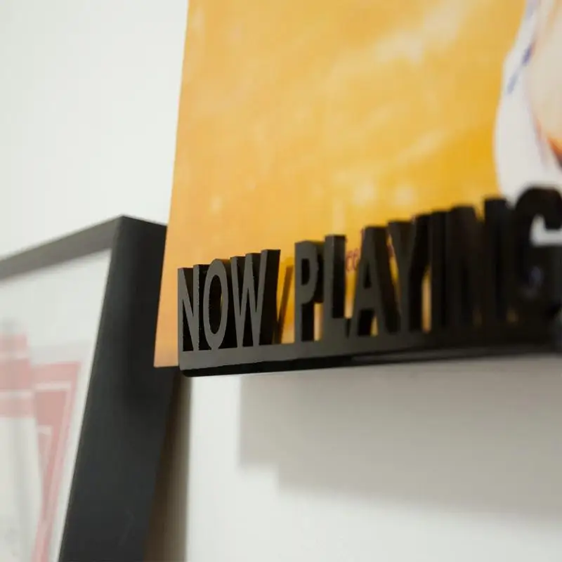 Acrylic Record Shelf Wall Mount Now Playing Wall Mount DVDs Record Display Stand Vinyl Record Shelf For Albums Home Accessories 4