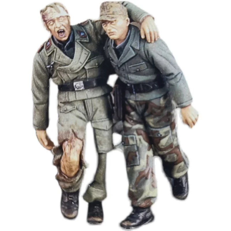 DIY-男性用レジンフィギュア,1/35スケール,ミリタリーフィギュアキット