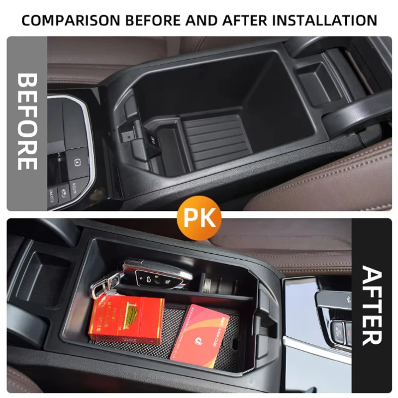 BMW X3 G01 2018-2023 X4 G02 2019-2023 자동차 센터 컨트롤 스토리지 박스 트레이 컨테이너 홀더 오거나이저 액세서리