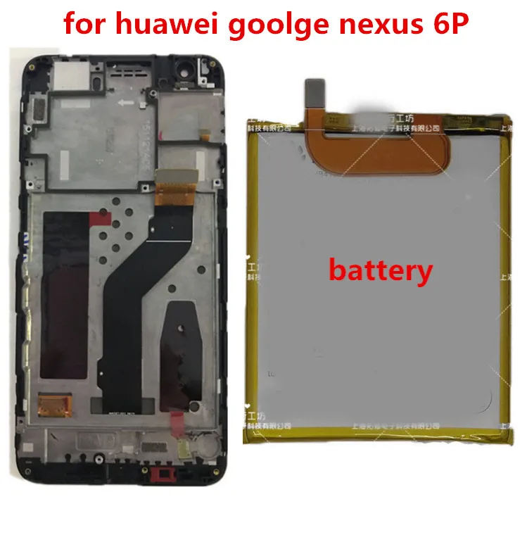 100% Оригинальный Новый ЖК-дисплей для huawei Google Nexus 6P H1511 H1512 с сенсорным экраном и