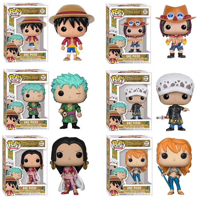 POP One Piece Anime Figure Luffy Chopper Ace Luo Luffy Zoro Action Figure Collection Model Toys Brinquedos Christmas Gift