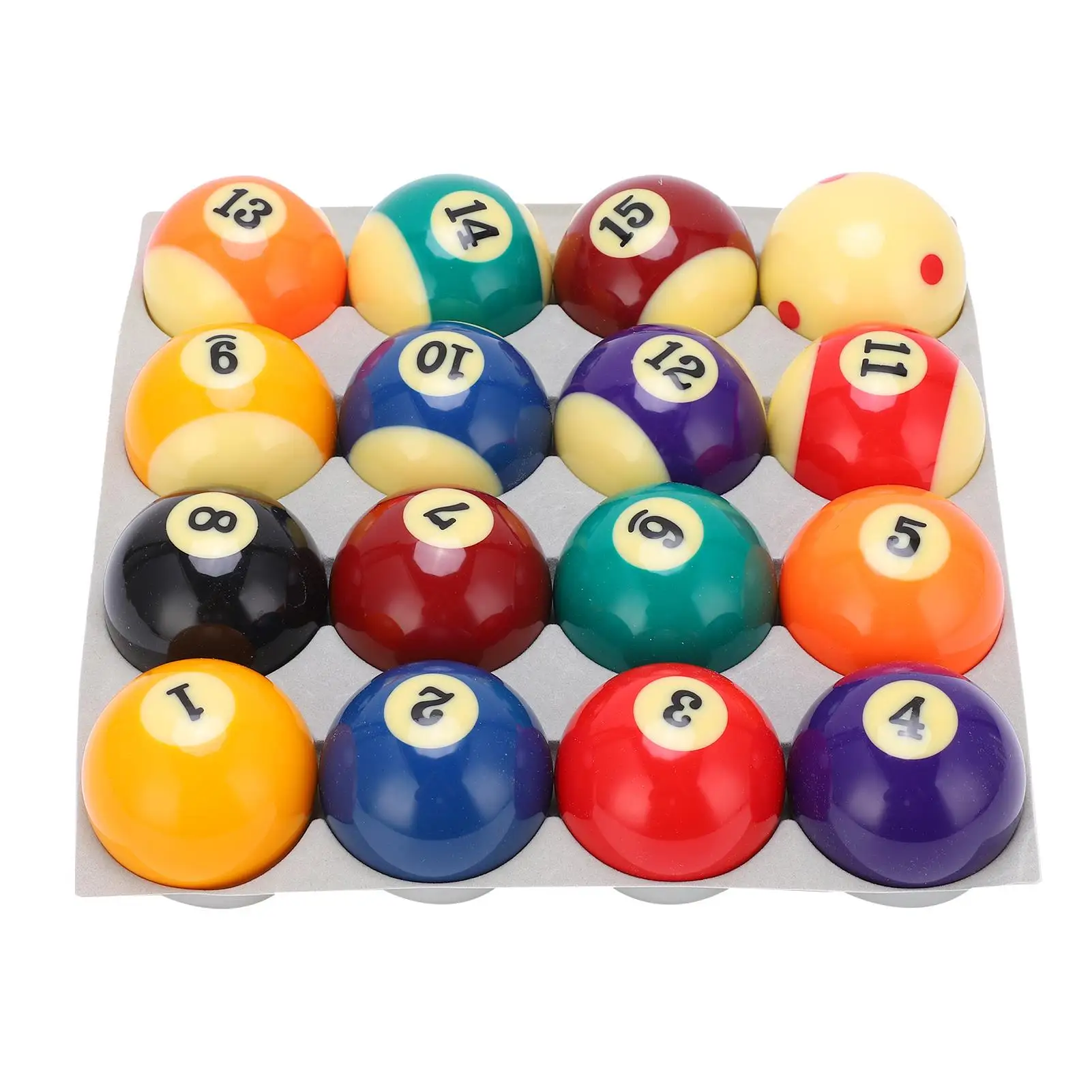 Professional 57.2mm Billiard Pool Balls Set-High Hardness, Perfect for Billiards Gameplay