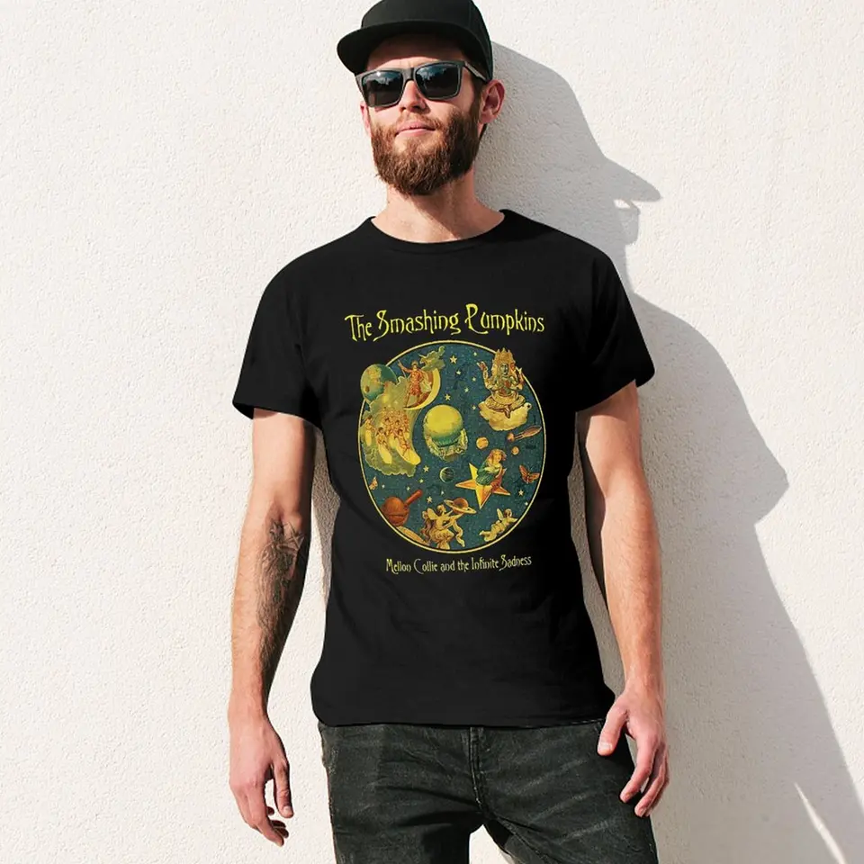 The Smashing Pumpkins Oversized T-Shirt, Hip Hop T Shirts, Short