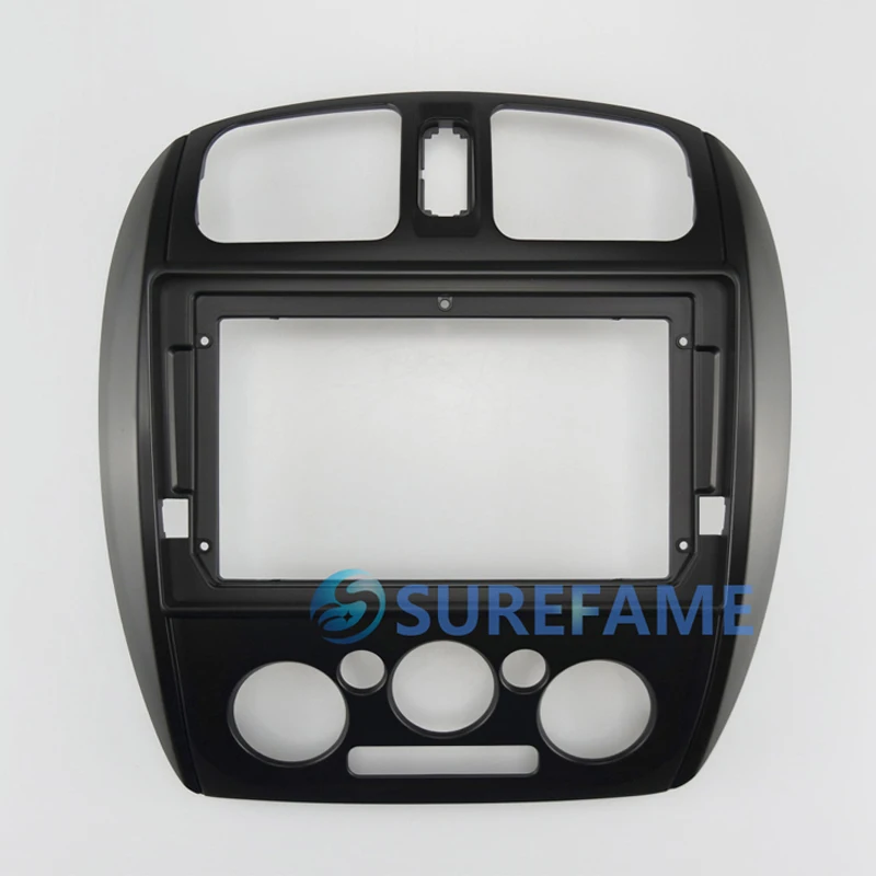 9 inch Car Fascia Radio Panel for FORD Laser 1998-2007 Dash Kit Install Facia Bezel Adapter Plate Console 9inch Cove