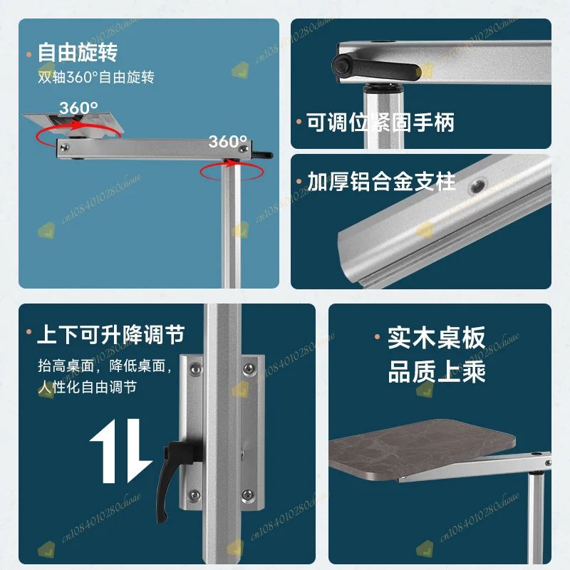 RV rotating table legs hidden bracket movable lifting legs business B type rear