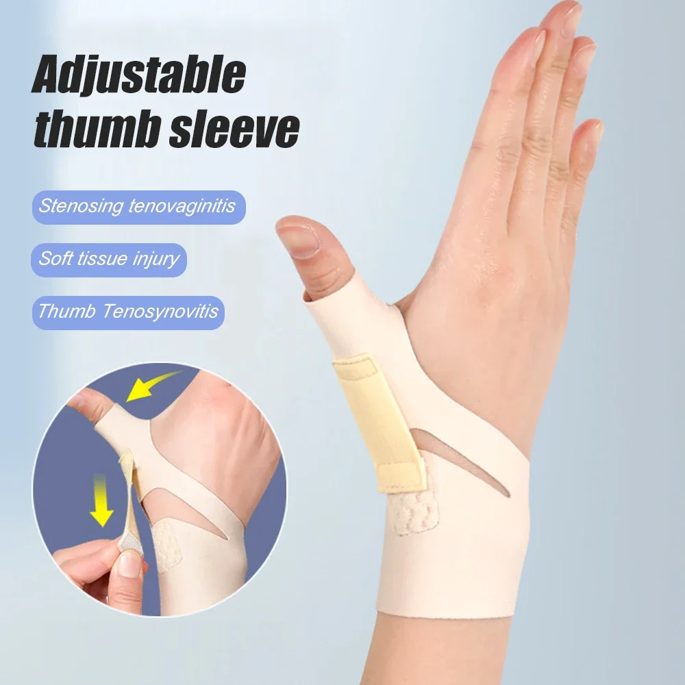 Thumb Brace Wrist Stabilizer Right Left Hand Women Men Spica Splint CMC Thumb Brace for Sprains ACL 1Pcs
