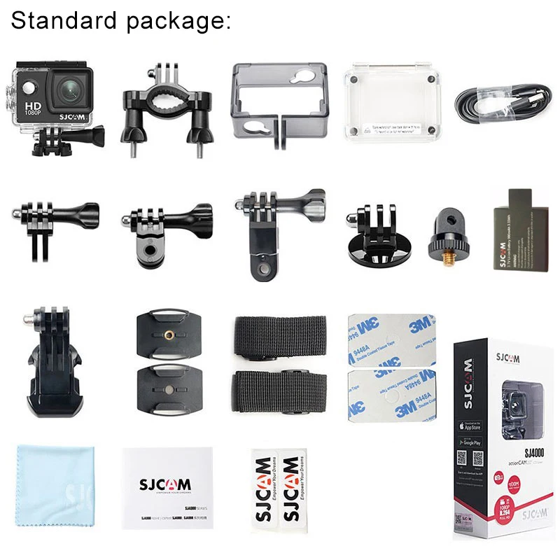 Original SJCAM SJ4000 Full HD 1080P Extreme Sport DV Action Camera Diving 30M Waterproof Underwater Cam 5