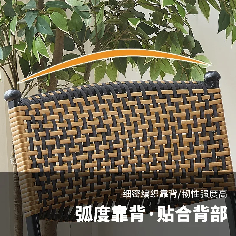 Office Balcony Folding Garden Chair Rattan Patio Outdoor Camping Chairs Ultralight Sedie Da Giardino Patio Furniture WK50GC portable camping chair
