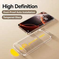 Baseus Full - View Tempered Glass 0.3mm Screen Protector, Dust Proof - iP 17 Pro Max (High Definition)