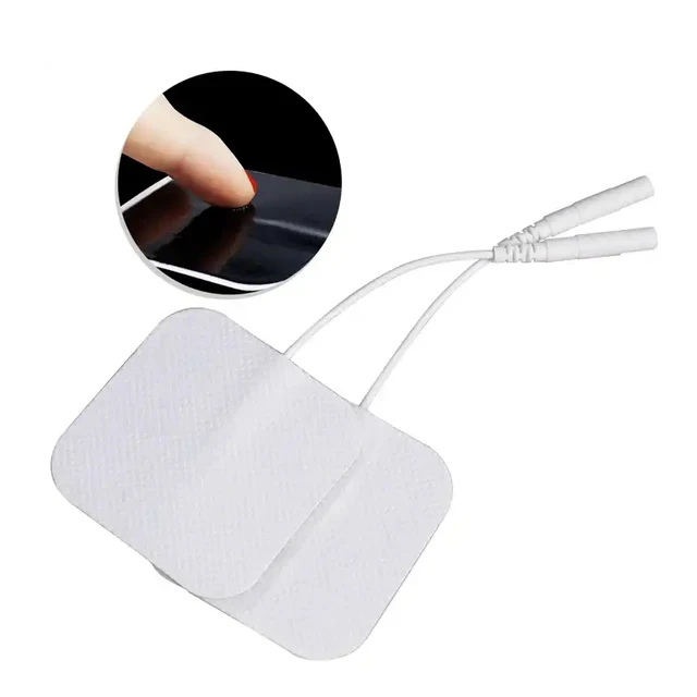 Tens Electrodes Pad EMS Electric Muscle Stimulator Patch Reusable Replaceable Non Woven Fabric Self-adhesive Massager Stickers 2
