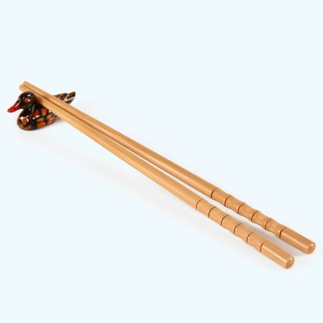 1 Pair Pure Manual Natural Bamboo Wood Chopsticks Healthy Chinese  Carbonization Chop Sticks Reusable Hashi Sushi - AliExpress