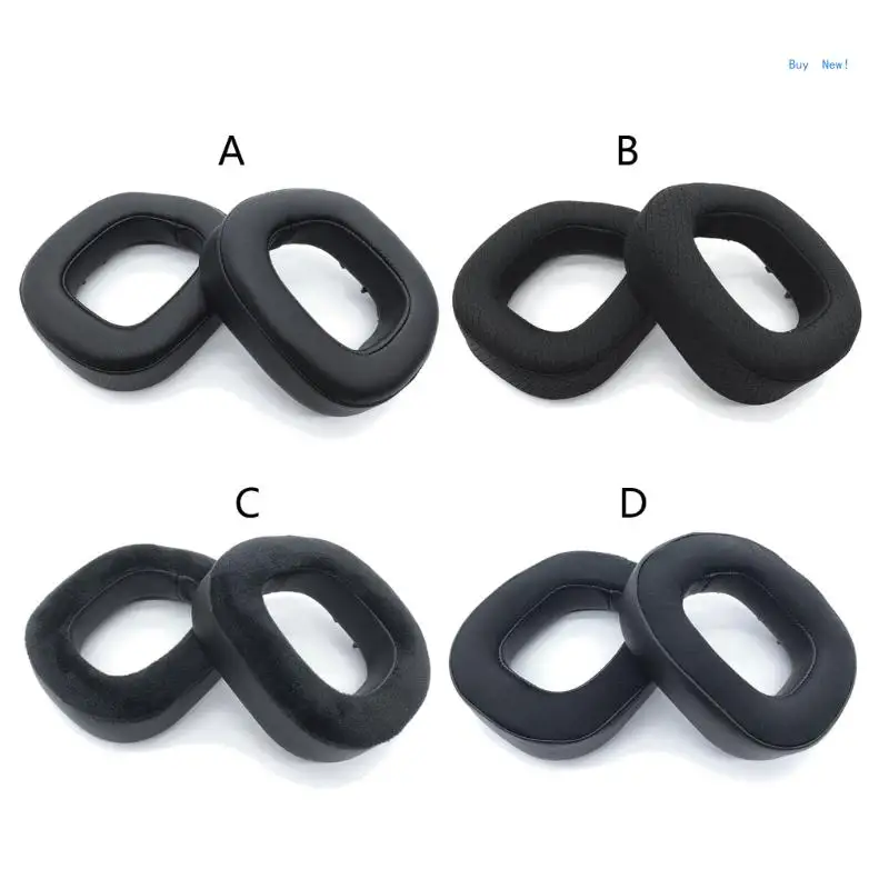 

2Pcs Earpads Ear Pads Cushion Earphone Cover for HS80 RGB Headphone Repair