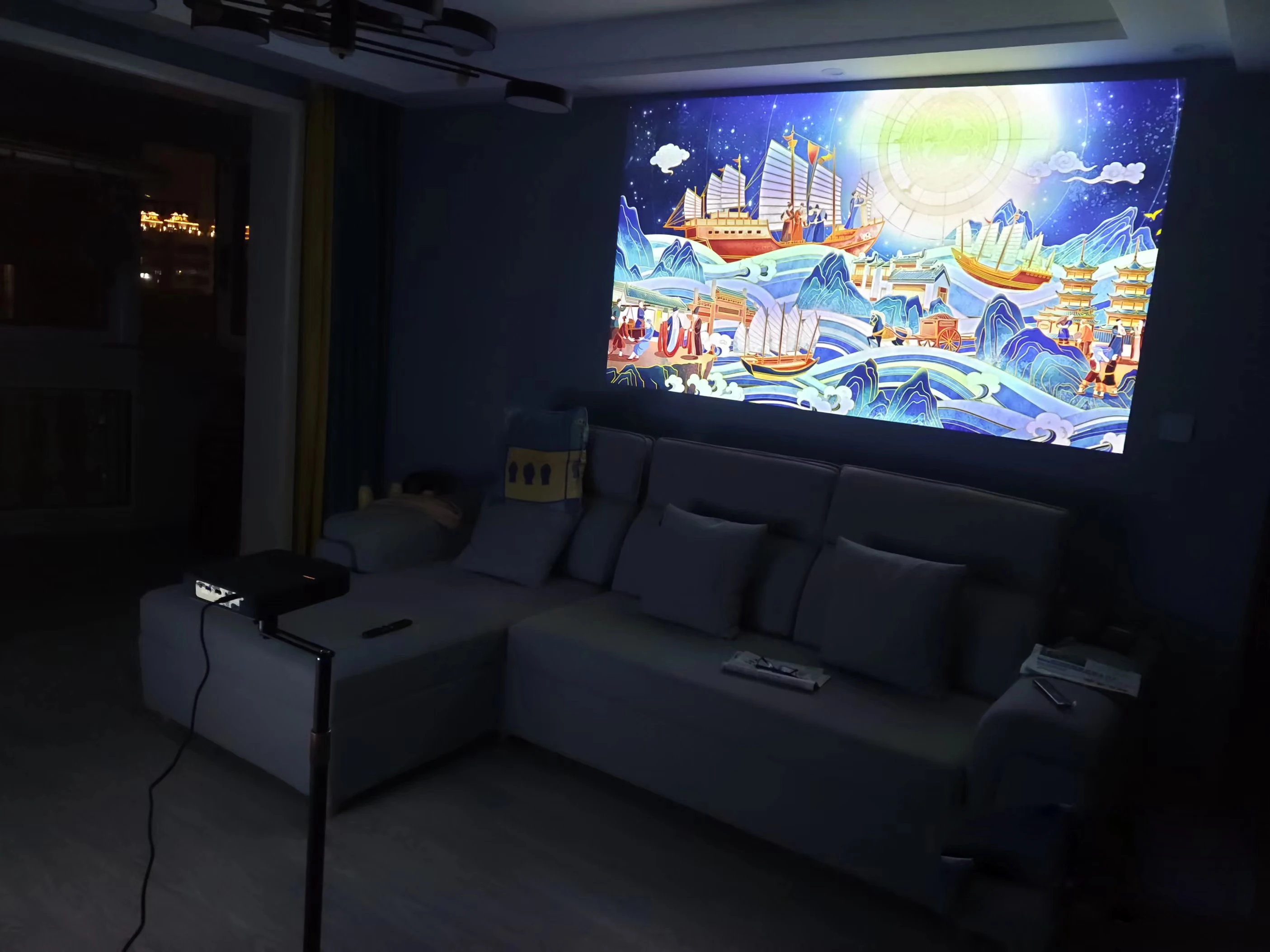 Formovie S5 1080P Laser Projector Fengmi 1100Ansi Lumens Home Theater System Portable Mini ALPD MEMC Proyector 3