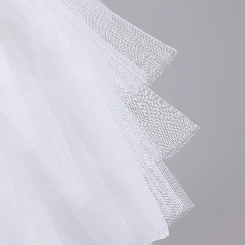 Petticoat Skirt Petticoat Underskirt Lolita Petticoat Tulle Tutu Skirt Cosplay Maid Wear Lolita Pettiskirt Short no Hoops Petticoat Girls Ballet Mesh Y