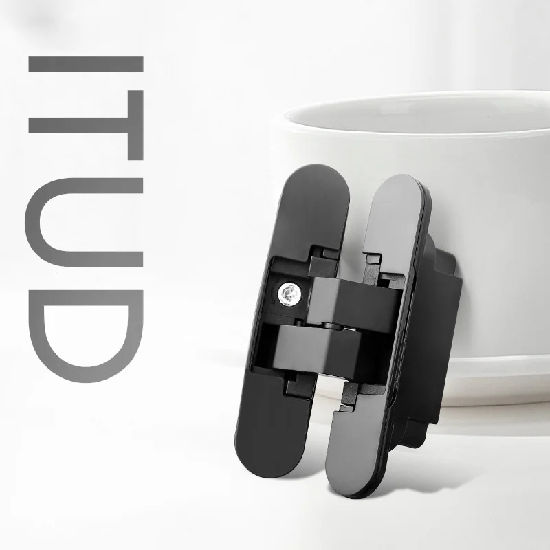 Hardware Stainless Steel Invisible Loop Cross Door Hinge Furniture Supplies Window Accessories Hidden Hinges