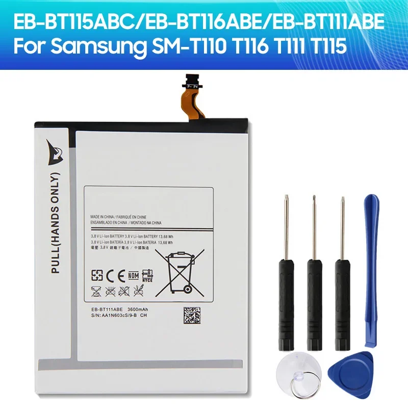 

Tablet Replacement Battery EB-BT115ABC ABE EB-BT116ABE EB-BT111ABC EB-BT111ABE for Samsung Tab3 Lite SM-T110 T111 T116 T113
