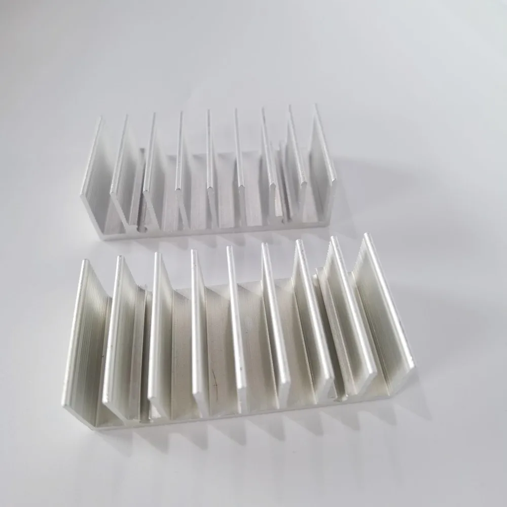 Square LED Heatsink Radiator Aluminum 62*18*30MM Radiator for LED power supply player graphics card Replaceable