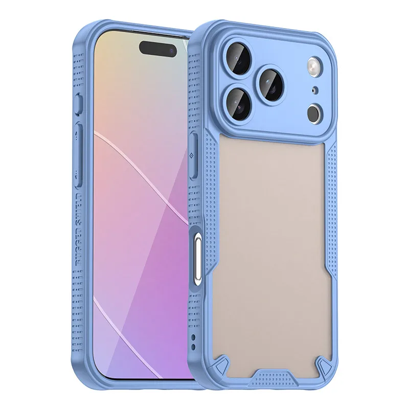 Durable Matte Bumper Protective Phone Case with TPU Border