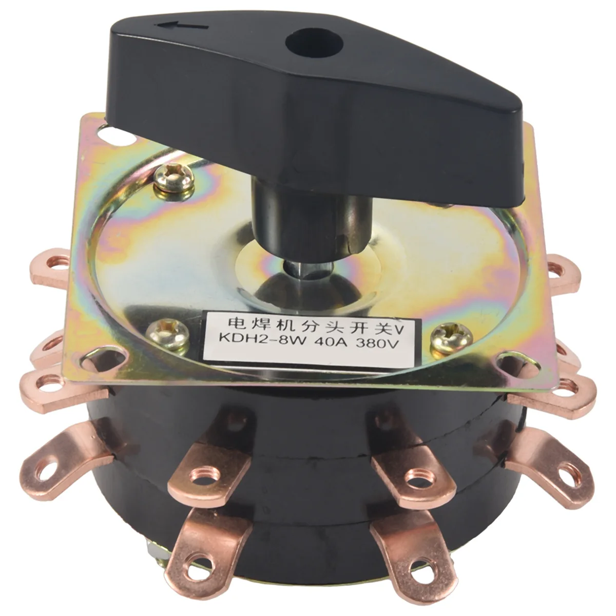 

Переключатель Welde KDH-40/2-8, контактор, 8 бит, 2 фазы, 16 контактов, 40 А, переключатель сварочного аппарата, поворотный переключатель, медная игла, посеребренный