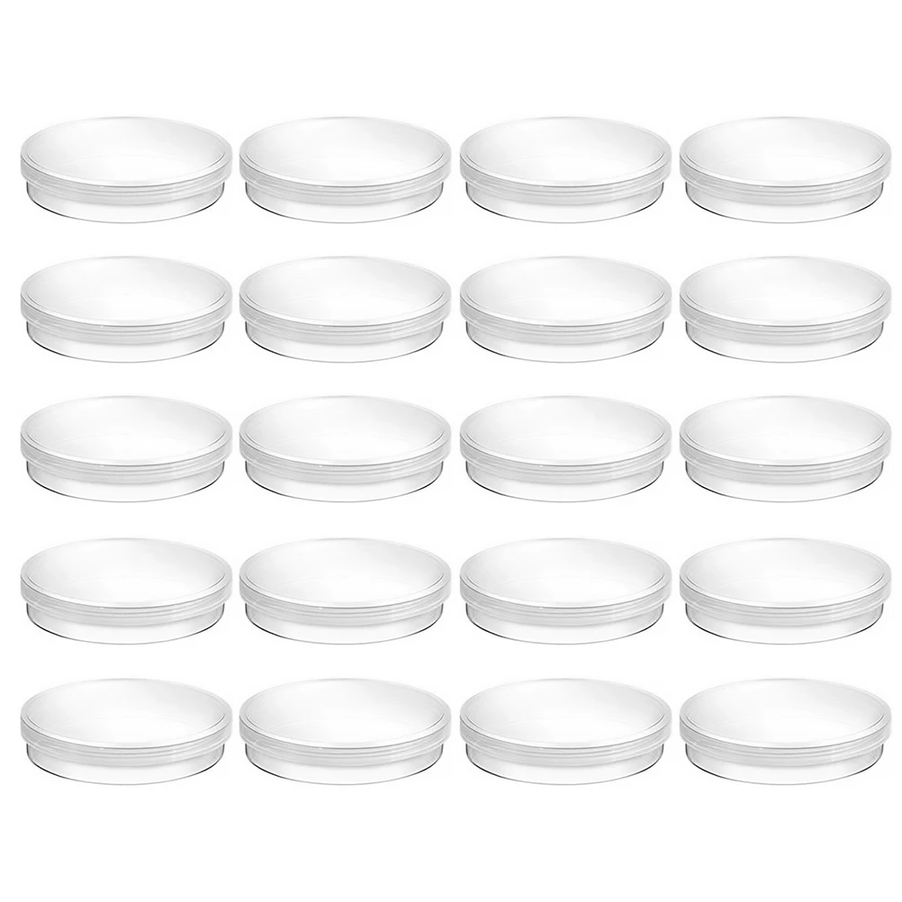 Petri Dish Transparent Culture Dishes Scientific Research Laboratory Mushroom 20 Pcs petri dishes