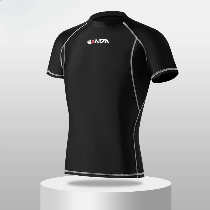 ملابس سباحة للرجال منقسمة للحماية من الشمس ، بلوزة...