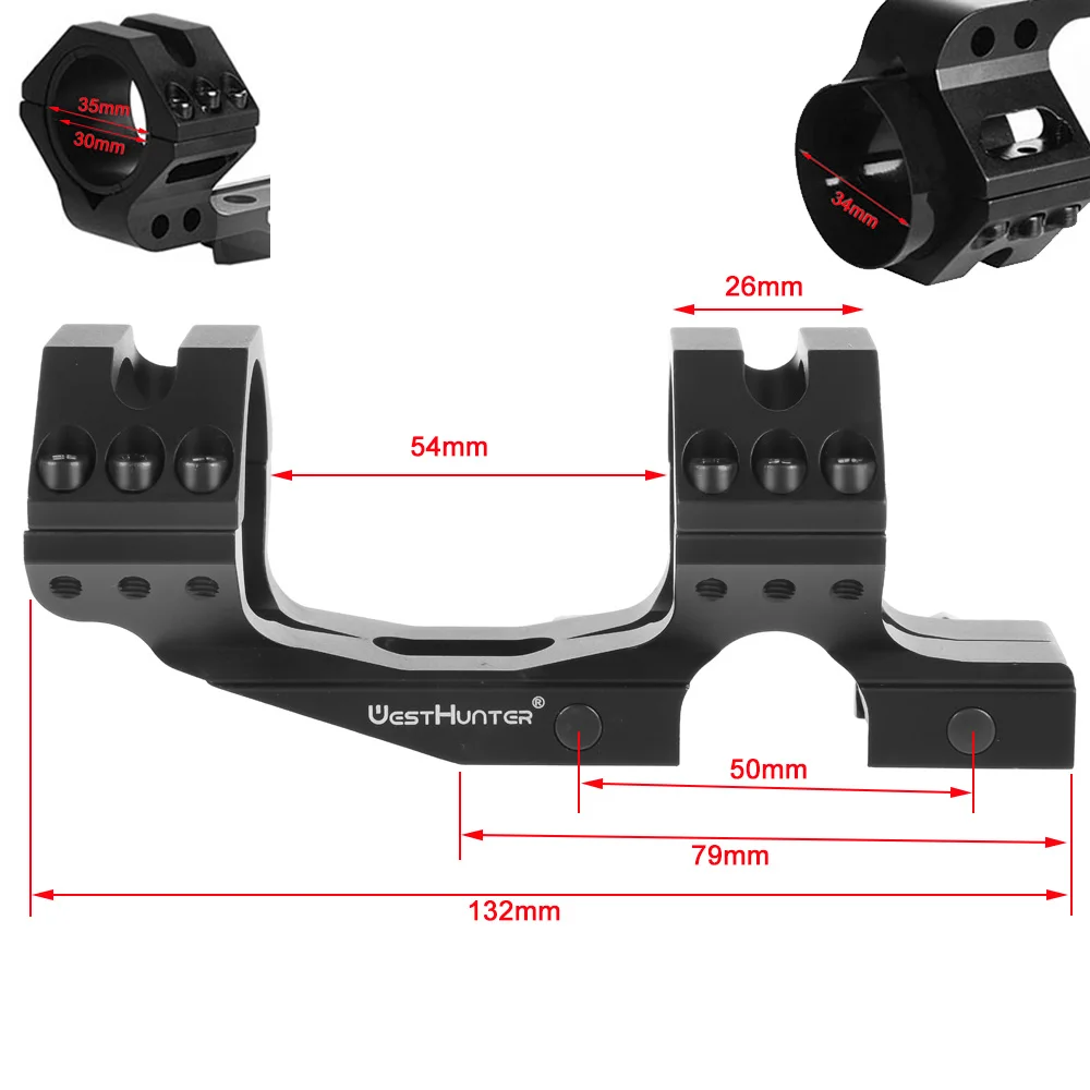 Universal One Piece Scope Mount 35mm 34mm 30mm Hunting Scope Rings Bubble Level Tactical 20mm Picatinny Cantilever Mounts rifle scope mount,rifle scope mount ring,scope mount adapter,scope riser mount,scope bubble level