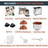 Yedi Total Package 19-in-1 Bread Maker, with Deluxe Accessory Kit 4