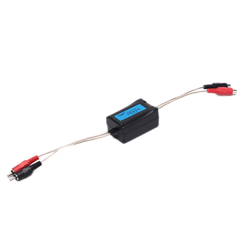 3.5mm RCA Ground Loop Isolator Audio Stereo Hum Noise Filter Audio Jack audio noise filter