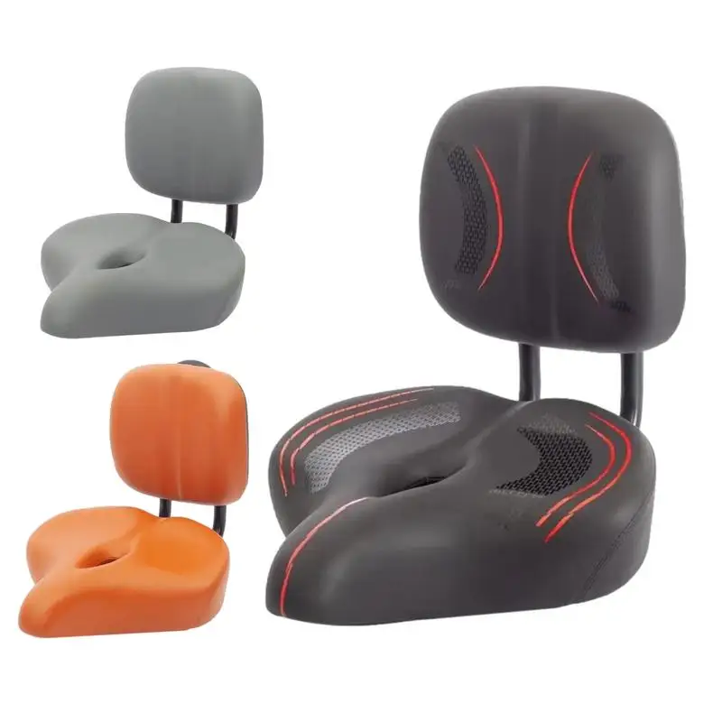 

Седло на спинку велосипеда, широкое сиденье для электровелосипеда с амортизацией, пена с эффектом памяти, пассажирское, дорожный велосипед