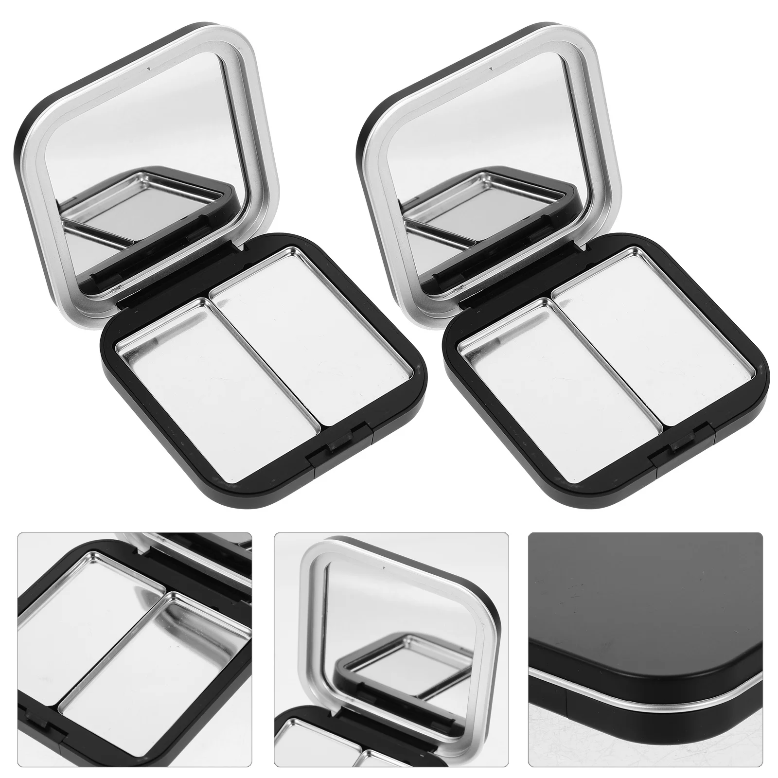 

Empty Lipstick Palette Pan Magnetic Eyeshadow Palette Boxes Cosmetic Cream Tray Portable Small Makeup Compact Containers