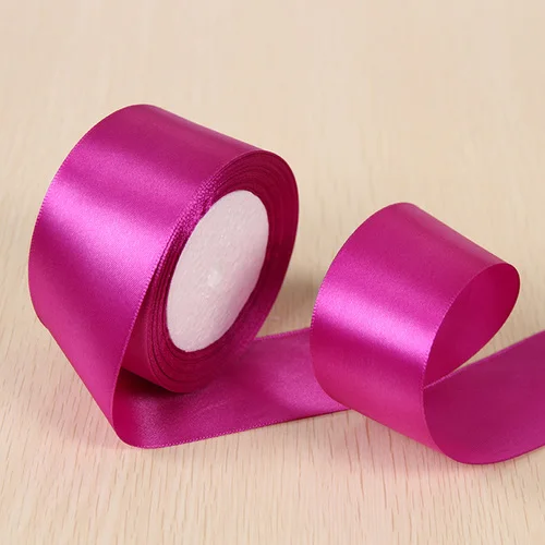Elegant Satin Ribbons in Variety of Colors for Wedding and Party Decorations