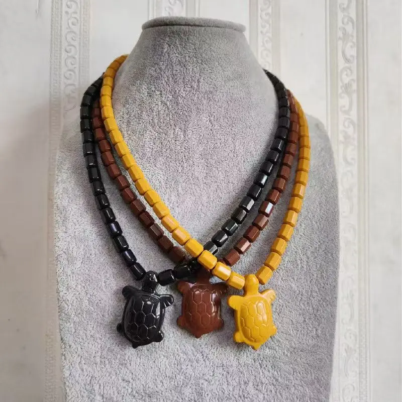 Energy Necklace Ion Negative Germanium Energy Stone Beads Necklace Tourmaline Health Power Sports Energy Necklace Unisex Lover Couple Jewelry