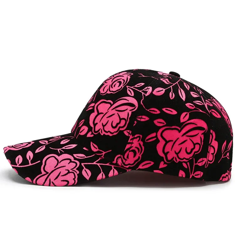 2020 Simple Women's Baseball Cap Painting Embroidery Flower Girls Snapback Hats Woman Female Cap Mesh Summer Sun Hat Man Gift