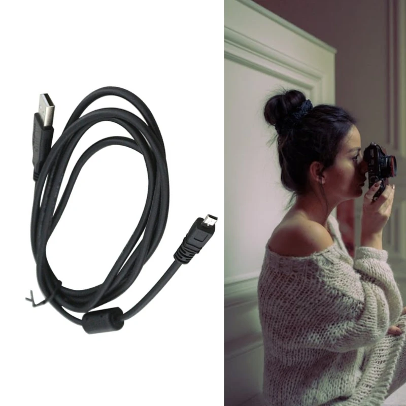 XD99 USB2.0 Cable for DSLR Camera Charger for DSC W710 W730 W800 W810 W830 Cameras 1.5M