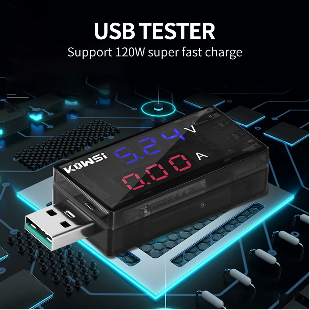 

USB-тестер напряжения тока, измеритель емкости, монитор тестирования батареи, вольтметр, легко носить с собой 4 ~ 30 в 0 ~ 6,5a