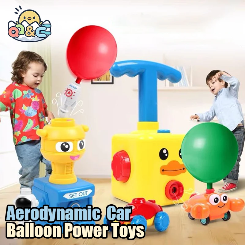 

Aerodynamic Vehicles Children Toys Interactive Toys for Kids Girls Birthday Gift Balloon Power Aero Science Educational Toys