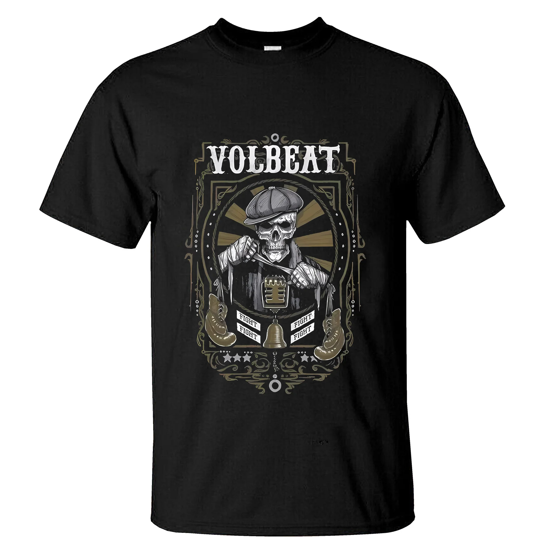 

2024 Men T Shirt Casual Volbeats T-shirt Graphic Oversized Sports Tops Breathable Comfortable Streetwear S-3XL Cool Tee