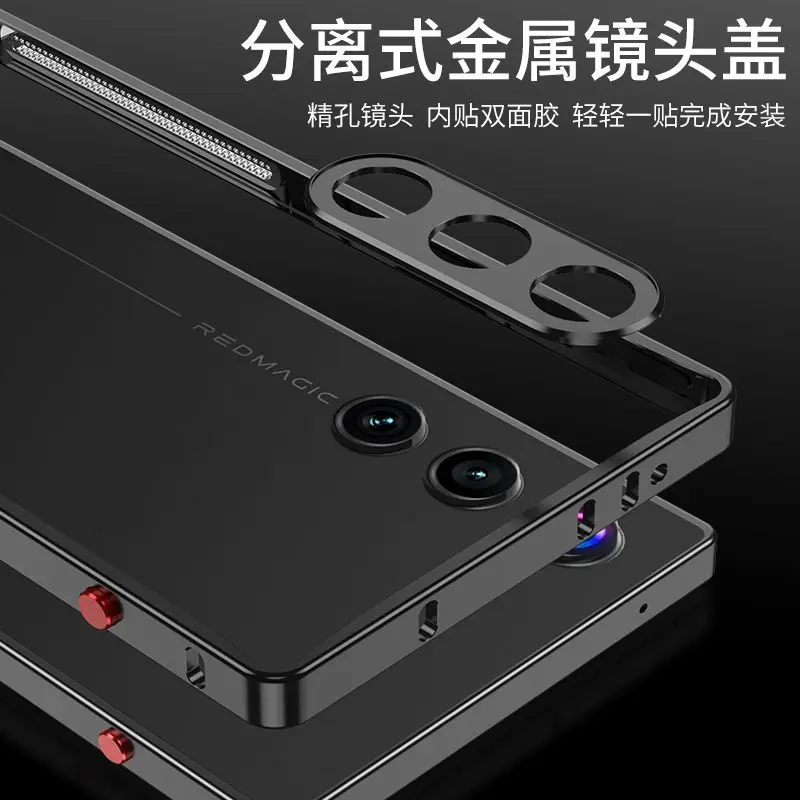 Sleek Aluminium Alloy Metal Frame Bumper with Lens Protection Case