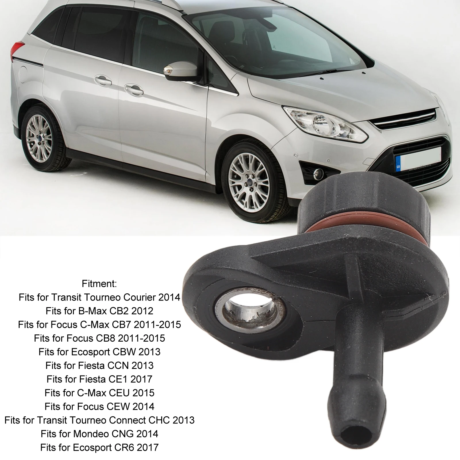Car Boost Brake Vacuum Metal Pump Valve Replacement Vacuum Pump Repair Kit for Focus C- CB7 Fiesta CCN