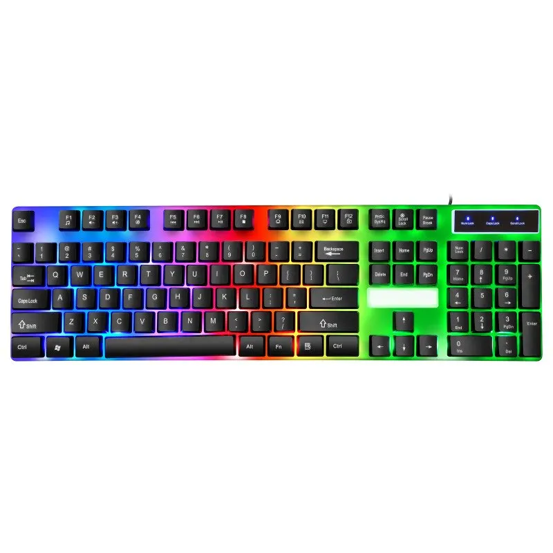 USB Wired Keyboard Mouse Set 104 Keys Backlight Gaming Keyboard Gaming Mouse For Laptop PC Computer