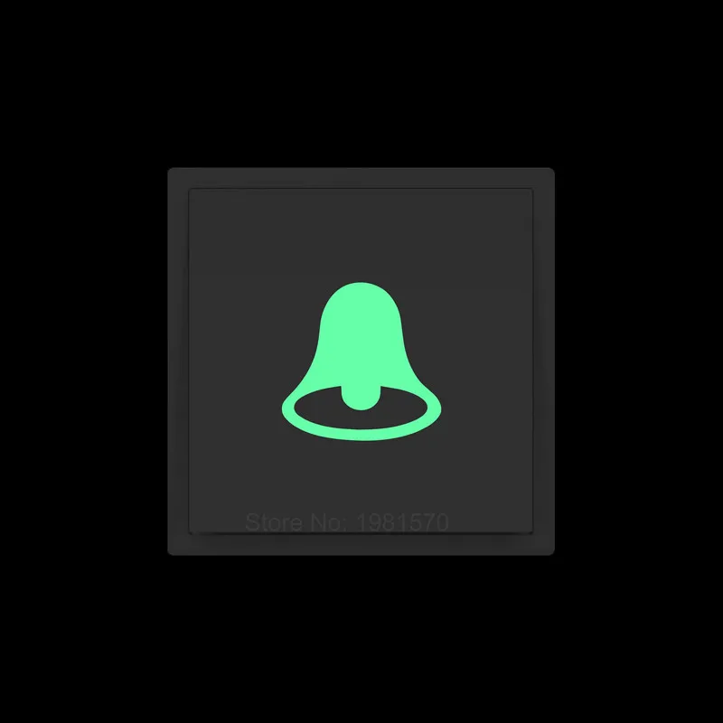 

Glow in the Dark Doorbell Switch Sticker Night Light Door Bell Sticker Sign Merry Christmas Vinyl Wall Decor Luminous Stickers