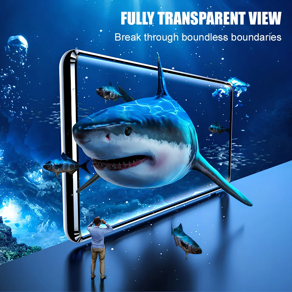 HD Full-Coverage Tempered Glass Screen Protectors (1-4 Pack)