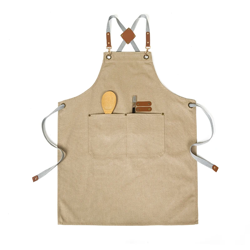 Premium Cotton Apron with Customizable Logo
